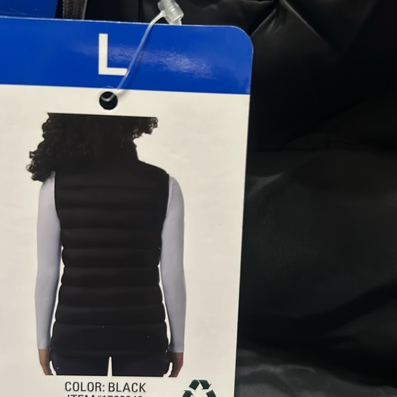 32 Degrees puffy vest, black size L NWT - Picture 2 of 2